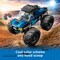 City Blue Monster Truck Off-Road Toy Playset with a Driver Minifigure